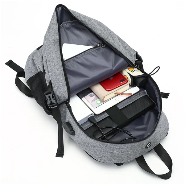 Promotional 15" Laptop Backpack - Promotional 15" Laptop Backpack - Image 2 of 5