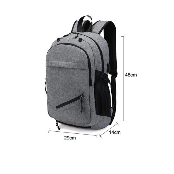Promotional 15" Laptop Backpack - Promotional 15" Laptop Backpack - Image 3 of 5