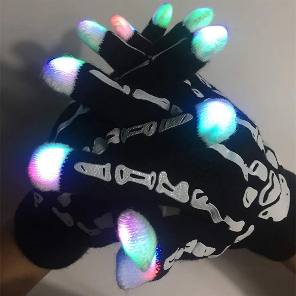 LED Light Up Gloves Finger Magic Toy - LED Light Up Gloves Finger Magic Toy - Image 3 of 5