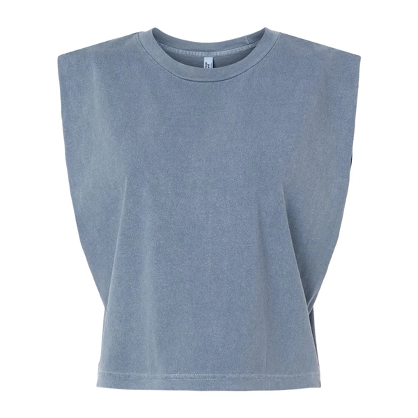 American Apparel Garment-Dyed Women's Heavyweight Muscle Tee - American Apparel Garment-Dyed Women's Heavyweight Muscle Tee - Image 7 of 12