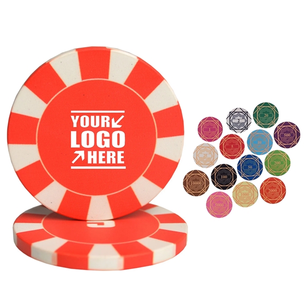Full Color Ceramic Poker Chip - Full Color Ceramic Poker Chip - Image 0 of 0