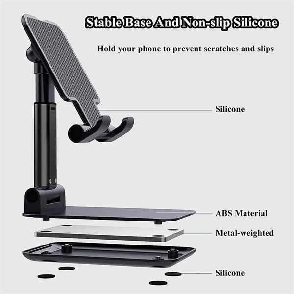Adjustable Foldable Phone Stand For Desk - Adjustable Foldable Phone Stand For Desk - Image 4 of 4
