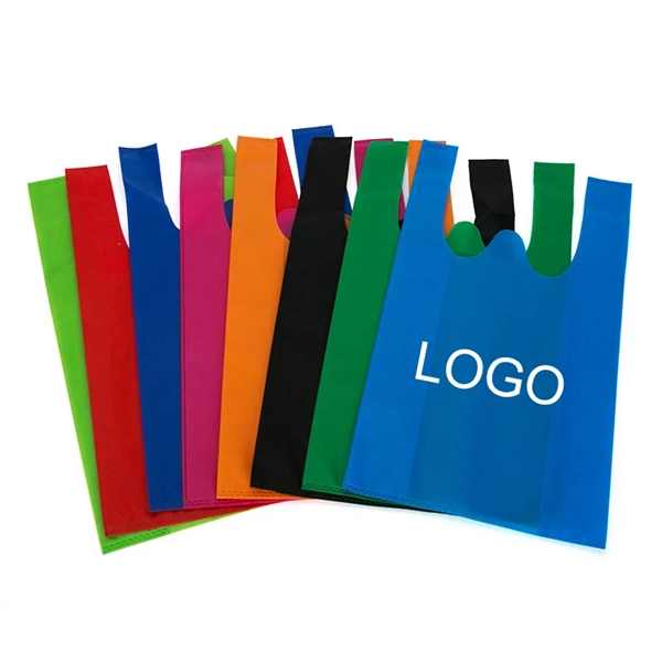 Reusable T-Shirt Non-Woven Tote Bags - Reusable T-Shirt Non-Woven Tote Bags - Image 2 of 8