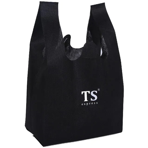 Reusable T-Shirt Non-Woven Tote Bags - Reusable T-Shirt Non-Woven Tote Bags - Image 5 of 8