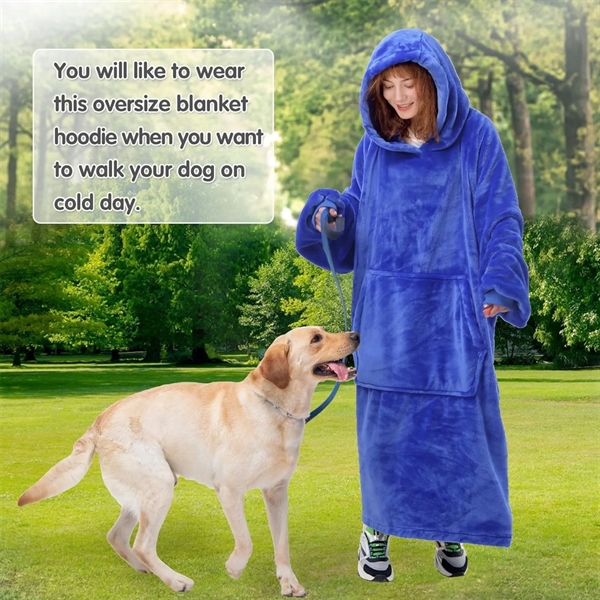 Warm And Cozy Giant Blanket Hoodie - Warm And Cozy Giant Blanket Hoodie - Image 3 of 5