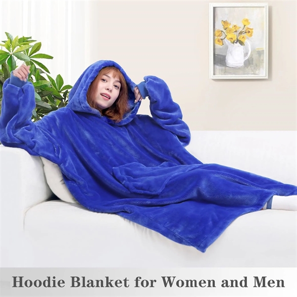 Warm And Cozy Giant Blanket Hoodie - Warm And Cozy Giant Blanket Hoodie - Image 5 of 5