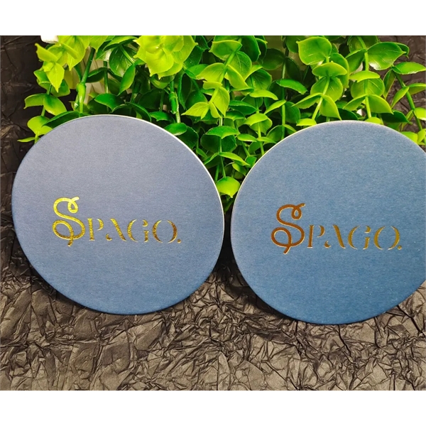 Round Plain Pulpboard Coasters - Round Plain Pulpboard Coasters - Image 1 of 3