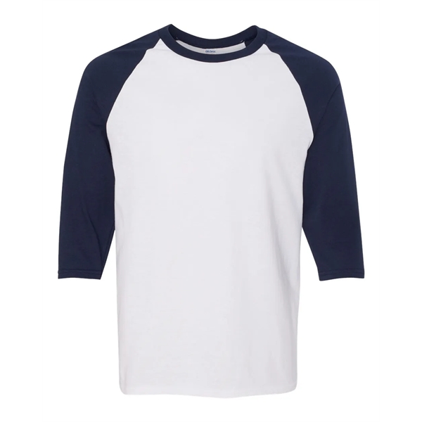 Gildan - Heavy Cotton Raglan Three-Quarter Sleeve T-Shirt - Gildan - Heavy Cotton Raglan Three-Quarter Sleeve T-Shirt - Image 9 of 12