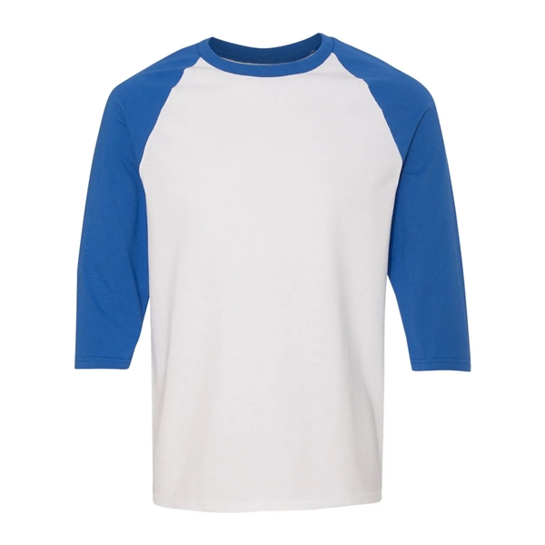 Gildan - Heavy Cotton Raglan Three-Quarter Sleeve T-Shirt - Gildan - Heavy Cotton Raglan Three-Quarter Sleeve T-Shirt - Image 12 of 12