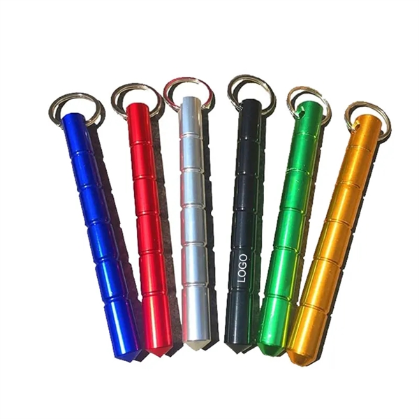 Aluminum Self Defense Short Stick Keychain - Aluminum Self Defense Short Stick Keychain - Image 0 of 5