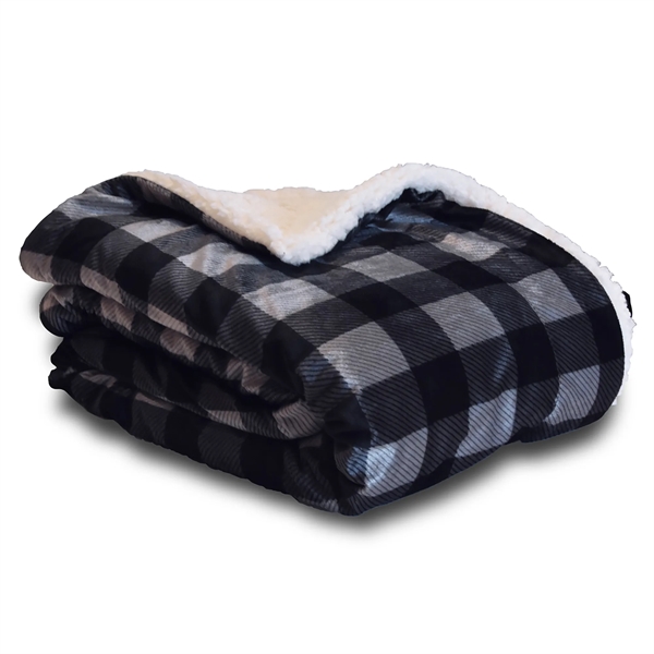 Micro Soft Touch Sherpa Blanket - Micro Soft Touch Sherpa Blanket - Image 2 of 16