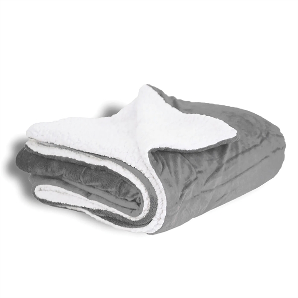 Micro Soft Touch Sherpa Blanket - Micro Soft Touch Sherpa Blanket - Image 7 of 16