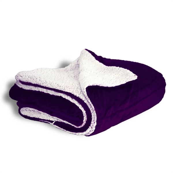 Micro Soft Touch Sherpa Blanket - Micro Soft Touch Sherpa Blanket - Image 10 of 16