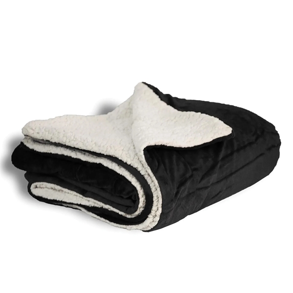 Custom Micro Soft Touch Sherpa Blanket