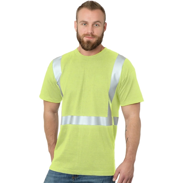 True American Made Hi Vis Class 2 Reflective Safety T-Shirt - True American Made Hi Vis Class 2 Reflective Safety T-Shirt - Image 1 of 1