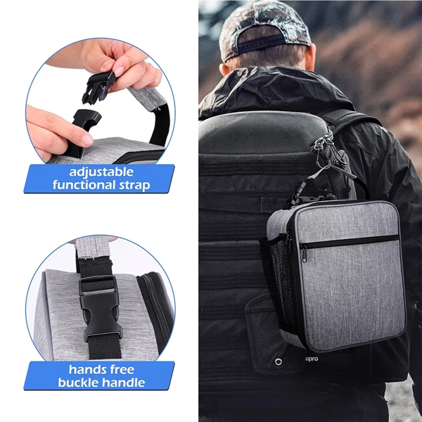 Portable Insulated Lunch Bag - Portable Insulated Lunch Bag - Image 2 of 5