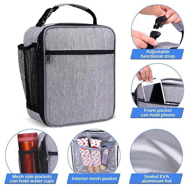 Portable Insulated Lunch Bag - Portable Insulated Lunch Bag - Image 4 of 5