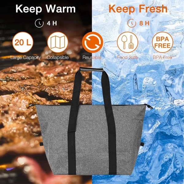 Large Foldable Cooler Bag - Large Foldable Cooler Bag - Image 1 of 2