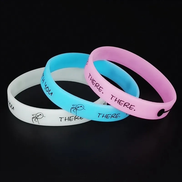 Custom UV Sensitive Color Changing Silicone Wristband - Custom UV Sensitive Color Changing Silicone Wristband - Image 1 of 4