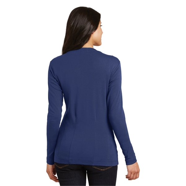 Port Authority Women's Modern Stretch Cotton Cardigan. - Port Authority Women's Modern Stretch Cotton Cardigan. - Image 2 of 20