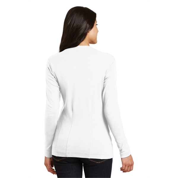 Port Authority Women's Modern Stretch Cotton Cardigan. - Port Authority Women's Modern Stretch Cotton Cardigan. - Image 7 of 20