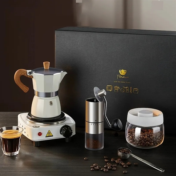 6PCS Portable MOKA Pot Coffee Maker Premium Gift Box - 6PCS Portable MOKA Pot Coffee Maker Premium Gift Box - Image 2 of 5
