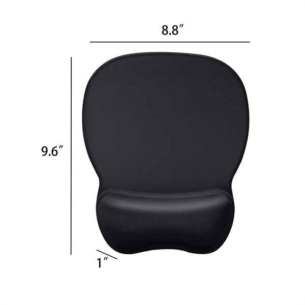 Silicone Non-Slip Mouse Pad With Wrist Support - Silicone Non-Slip Mouse Pad With Wrist Support - Image 1 of 3