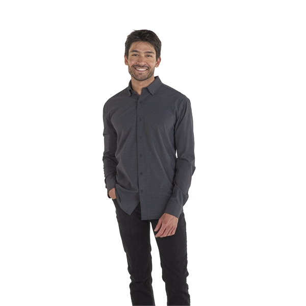 Men's Influencer Windowpane Woven Shirt - Men's Influencer Windowpane Woven Shirt - Image 5 of 8