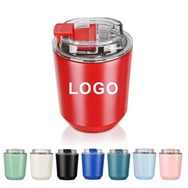 10 oz Travel Coffee Mug Stainless Steel Vacuum Thermos Cup - 10 oz Travel Coffee Mug Stainless Steel Vacuum Thermos Cup - Image 0 of 5
