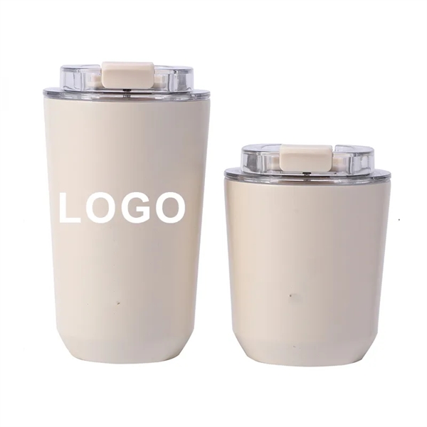 10 oz Travel Coffee Mug Stainless Steel Vacuum Thermos Cup - 10 oz Travel Coffee Mug Stainless Steel Vacuum Thermos Cup - Image 1 of 5
