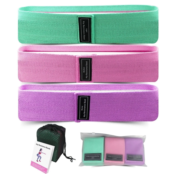 Custom Yoga Pilates Fitness Exercise Resistance Flexbands - Custom Yoga Pilates Fitness Exercise Resistance Flexbands - Image 1 of 3