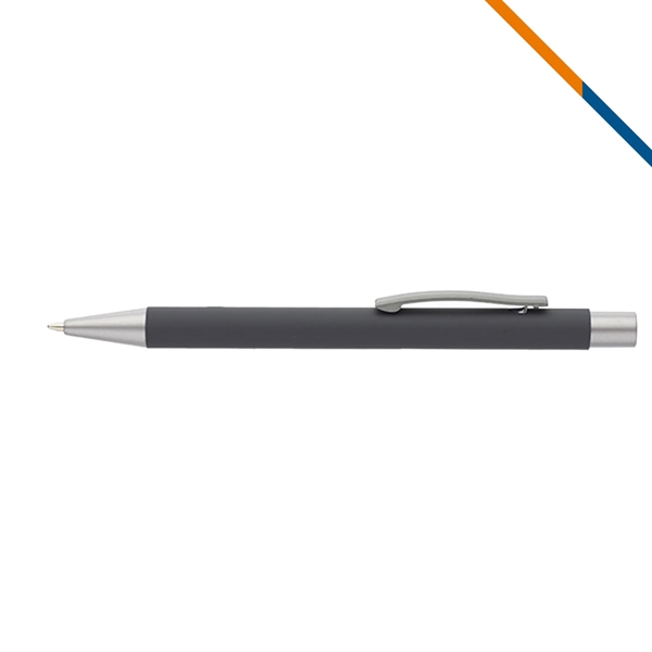 Flux Rubber Coated Metal Ballpoint Pens - Flux Rubber Coated Metal Ballpoint Pens - Image 4 of 6