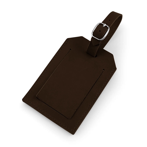 Standard Tile Slim + Full Grain Leather Luggage Tag - Standard Tile Slim + Full Grain Leather Luggage Tag - Image 0 of 5