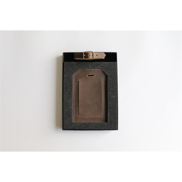 Standard Tile Slim + Full Grain Leather Luggage Tag - Standard Tile Slim + Full Grain Leather Luggage Tag - Image 3 of 5