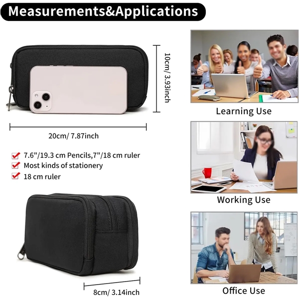 Custom Large Capacity Stationery Multifunctional Pen Bag - Custom Large Capacity Stationery Multifunctional Pen Bag - Image 4 of 5