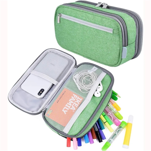 Custom Big Capacity Durable Stationery Organizer Pencil Case - Custom Big Capacity Durable Stationery Organizer Pencil Case - Image 1 of 6