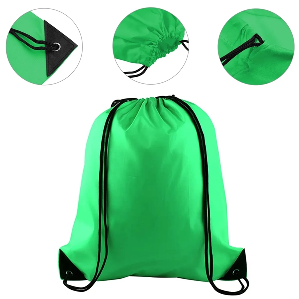 Polyester Drawstring Bag - Polyester Drawstring Bag - Image 0 of 4