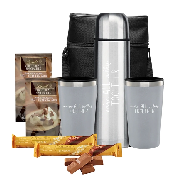 Drinkware Gift Set with Lindt Chocolate & Cocoa - Drinkware Gift Set with Lindt Chocolate & Cocoa - Image 2 of 2
