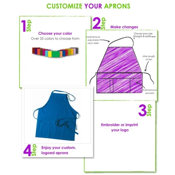 Canadian Made Premium Waist Aprons - Canadian Made Premium Waist Aprons - Image 3 of 4