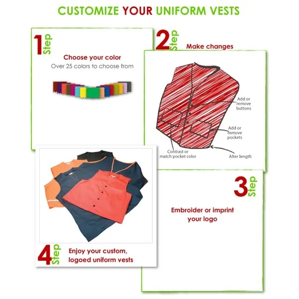 Canadian Made Deluxe Uniform Vests - Canadian Made Deluxe Uniform Vests - Image 3 of 4