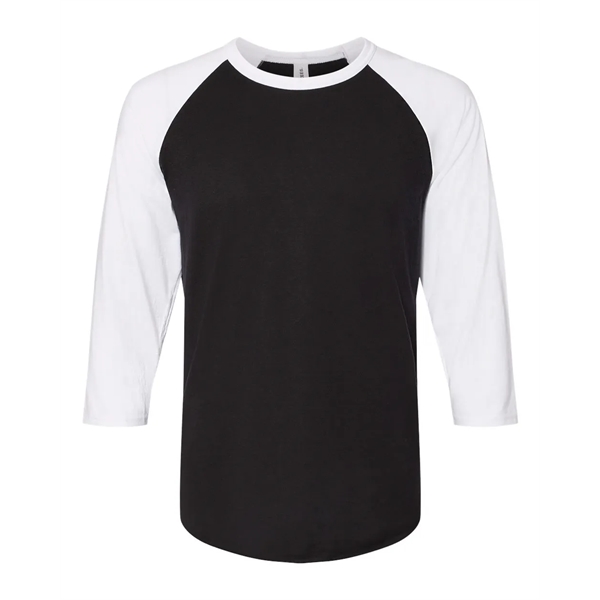 JERZEES - Three-Quarter Sleeve Raglan Baseball T-Shirt - JERZEES - Three-Quarter Sleeve Raglan Baseball T-Shirt - Image 2 of 6
