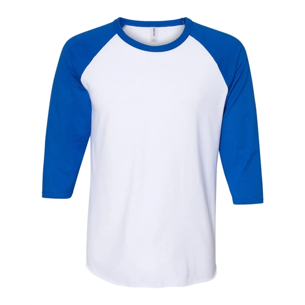 JERZEES - Three-Quarter Sleeve Raglan Baseball T-Shirt - JERZEES - Three-Quarter Sleeve Raglan Baseball T-Shirt - Image 4 of 6