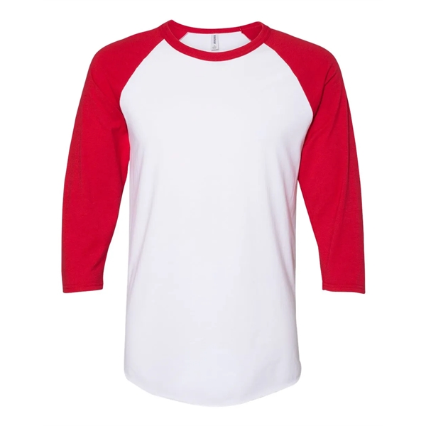 JERZEES - Three-Quarter Sleeve Raglan Baseball T-Shirt - JERZEES - Three-Quarter Sleeve Raglan Baseball T-Shirt - Image 6 of 6