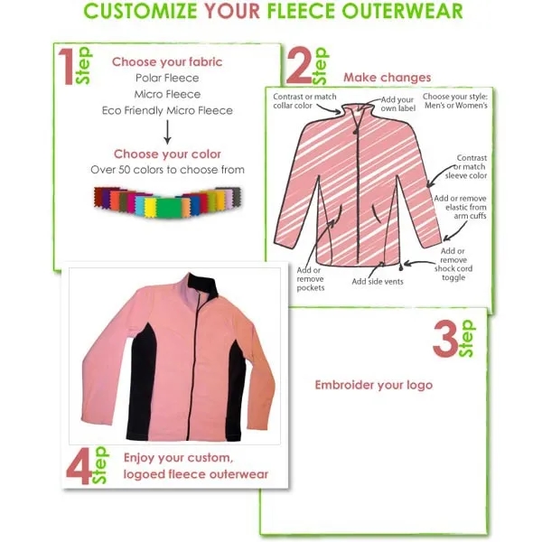 Canadian Made Premium Fleece Vests - Canadian Made Premium Fleece Vests - Image 2 of 3