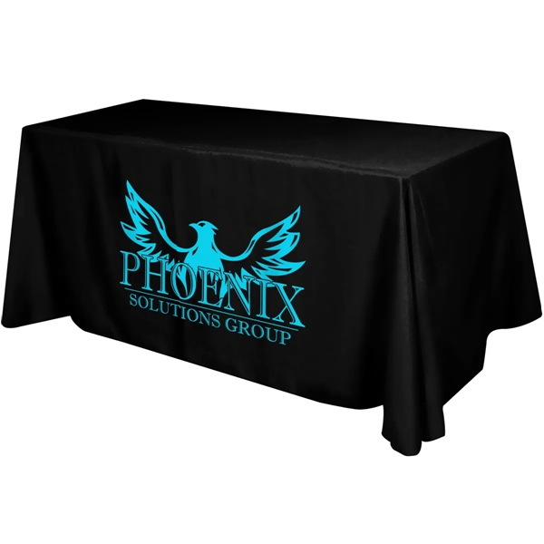 Custom Flat 4-sided Table Cover - fits 6 foot standard table