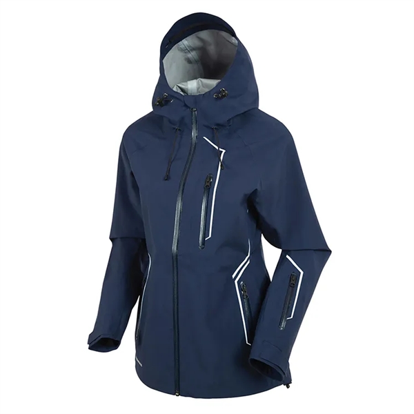 Sunice Ladies Mia Zephal Max Rain Hooded Jacket - Sunice Ladies Mia Zephal Max Rain Hooded Jacket - Image 1 of 4