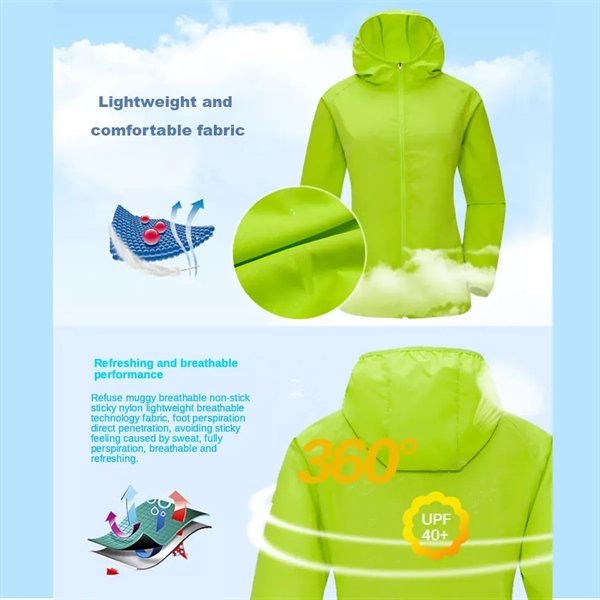 Rain Jacket Sun Protection Cloth - Rain Jacket Sun Protection Cloth - Image 2 of 3
