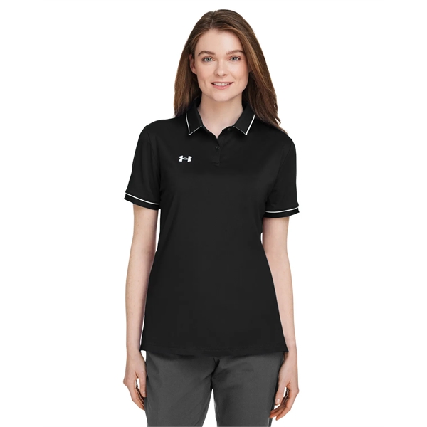 Under Armour Ladies' Tipped Teams Performance Polo - Under Armour Ladies' Tipped Teams Performance Polo - Image 8 of 47