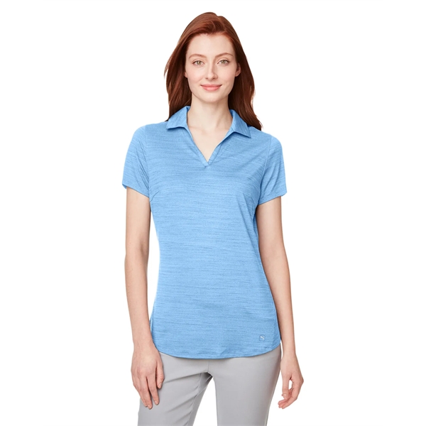 Puma Golf Ladies' Cloudspun Free V-Neck Polo - Puma Golf Ladies' Cloudspun Free V-Neck Polo - Image 1 of 39