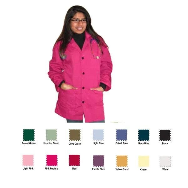 Canadian Made Unisex Lab Coats - Canadian Made Unisex Lab Coats - Image 2 of 5